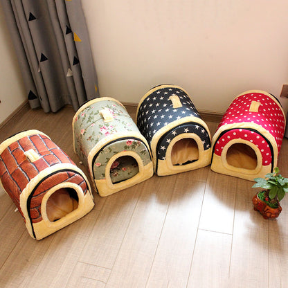 Pat and Pet Emporium | Pet Beds | Removable Cover Pet Kennel