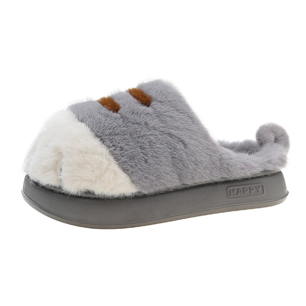 Pat and Pet Emporium | Shoes | Women's Warm Cat Paw Slippers