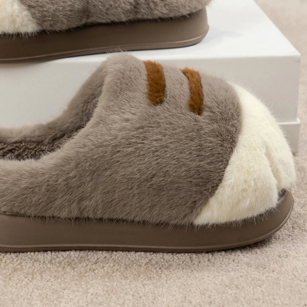 Pat and Pet Emporium | Shoes | Women's Warm Cat Paw Slippers