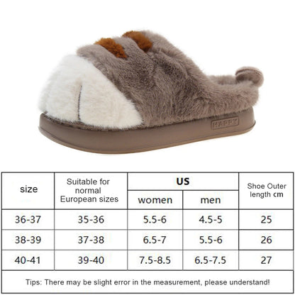 Pat and Pet Emporium | Shoes | Women's Warm Cat Paw Slippers