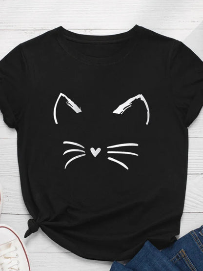 Pat and Pet Emporium | Pet Lovers | Shirts | Women's Cat Whiskers Tee
