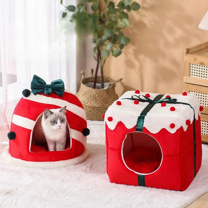 Pat and Pet Emporium | Pet Beds | Christmas Cat Nest