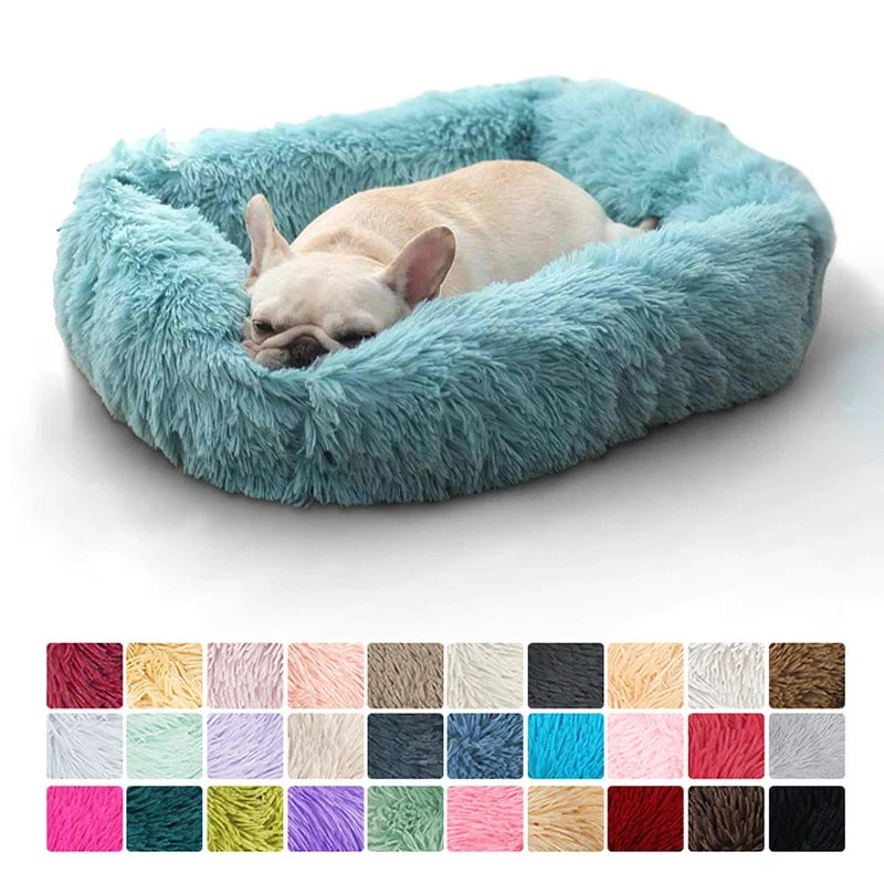 Pat and Pet Emporium | Pet Beds | Square Soft Plush Dog Bed
