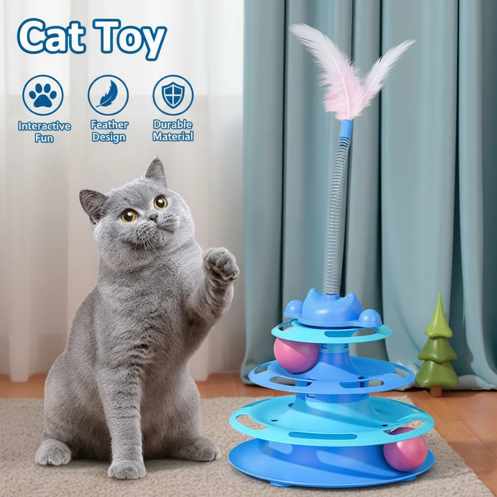 Pat and Pet Emporium | Pet Chew Toys | Cat Teaser Turntable