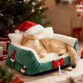 Pat and Pet Emporium | Pet Beds | Plush Christmas Pet Bed
