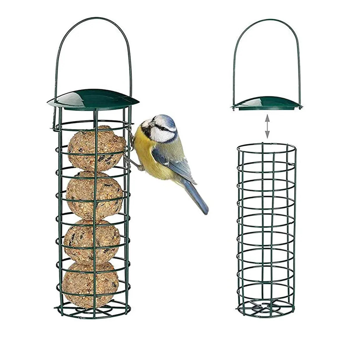Pat and Pet Emporium | Pet Feeders | Metal Cage Bird Feeder