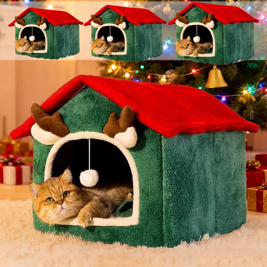 Pat and Pet Emporium | Pet Beds | Christmas Pet House