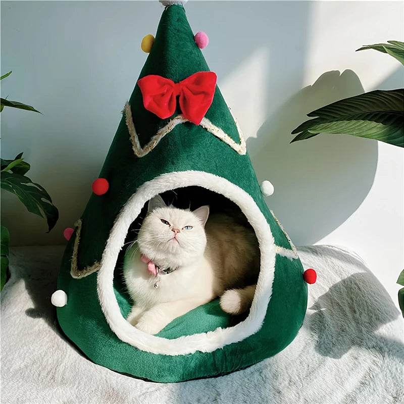 Pat and Pet Emporium | Pet Beds | Christmas Teepee Pet House