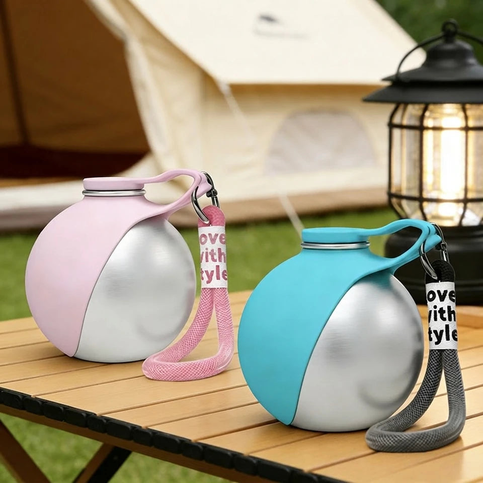 Pat and Pet Emporium | Pet Feeders | Stainless Steel Pet Water Ball