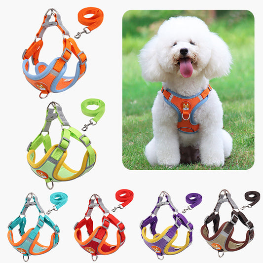 Pat and Pet Emporium | Pet Harnesses | Reflective Pet Harness And Leash Set