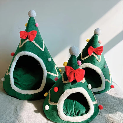 Pat and Pet Emporium | Pet Beds | Christmas Teepee Pet House