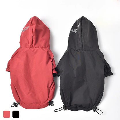 Pat and Pet Emporium | Pet Clothing | Reflective Rain Hoodie