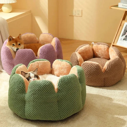 Pat and Pet Emporium | Pet Beds | Warm Cactus Petal Pet Nest