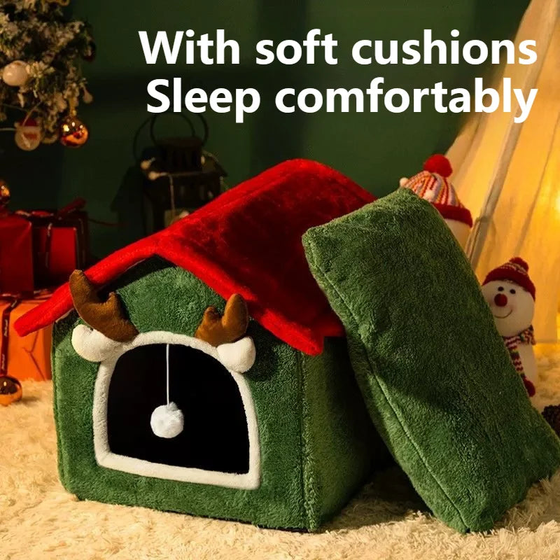 Pat and Pet Emporium | Pet Beds | Christmas Pet House