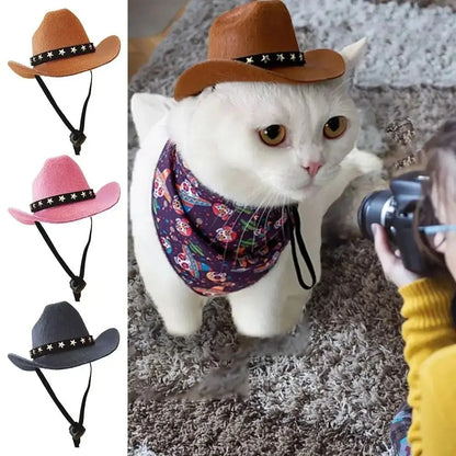 Pat and Pet Emporium | Pet Costumes | 5 Pcs Pet Cowboy Hats