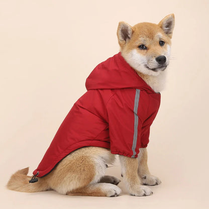 Pat and Pet Emporium | Pet Clothing | Reflective Rain Hoodie