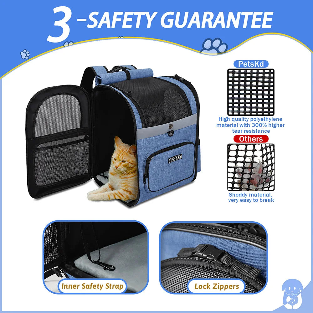 Pat and Pet Emporium | Pet Carriers | Portable Pet Backpack
