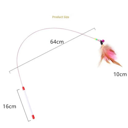 Pat and Pet Emporium | Pet Toys | Feathers Tease Cat Toys