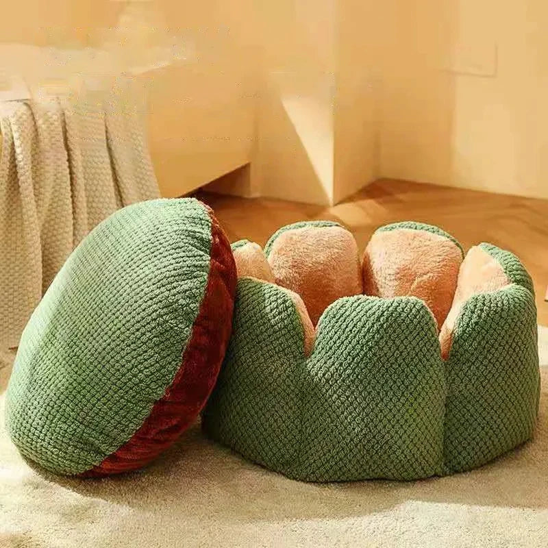 Pat and Pet Emporium | Pet Beds | Warm Cactus Petal Pet Nest