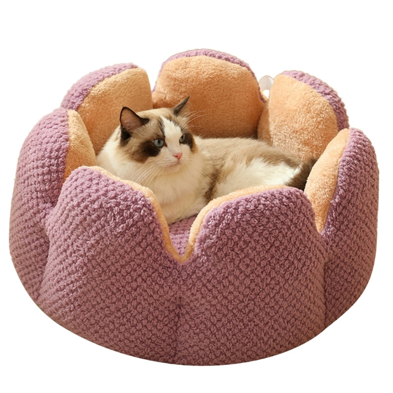 Pat and Pet Emporium | Pet Beds | Warm Cactus Petal Pet Nest