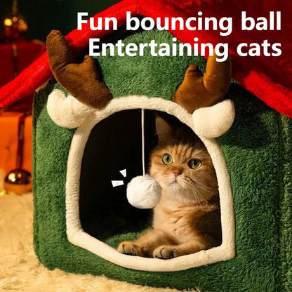 Pat and Pet Emporium | Pet Beds | Christmas Pet House