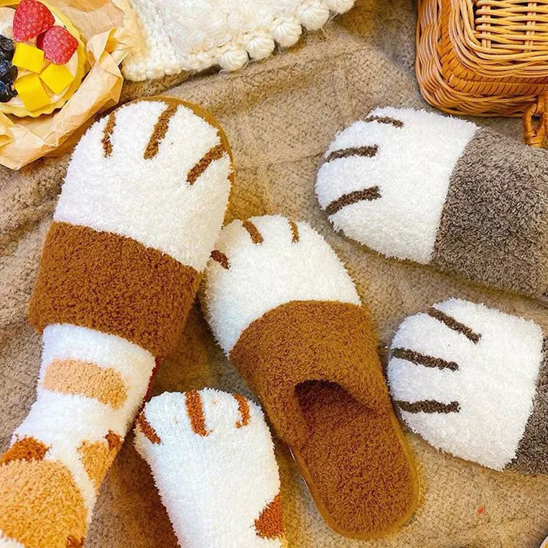 Pat and Pet Emporium | Shoes | Women's Cute Cat Paw Slippers