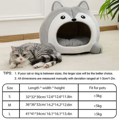 Pat and Pet Emporium | Pet Beds | Cute Soft Plush Cat Bed