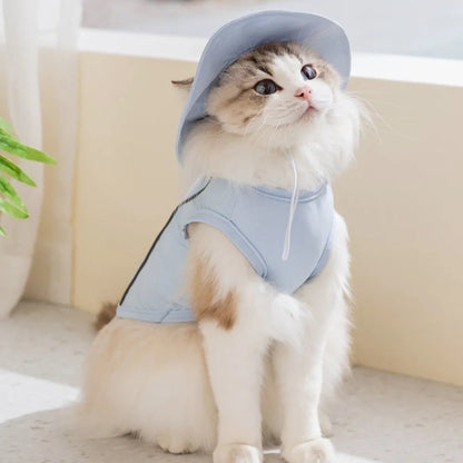 Pat and Pet Emporium | Pet Clothing | Cooling Dog Vest & Hat Set