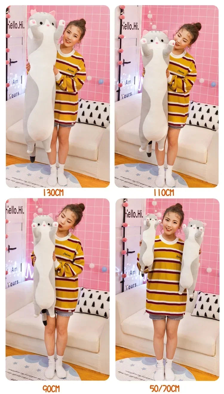 Pat and Pet Emporium | Home Products | Cat Design Long Pillow