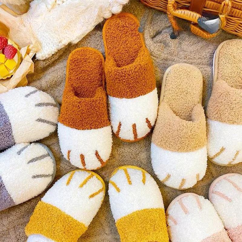 Pat and Pet Emporium | Shoes | Women's Cute Cat Paw Slippers