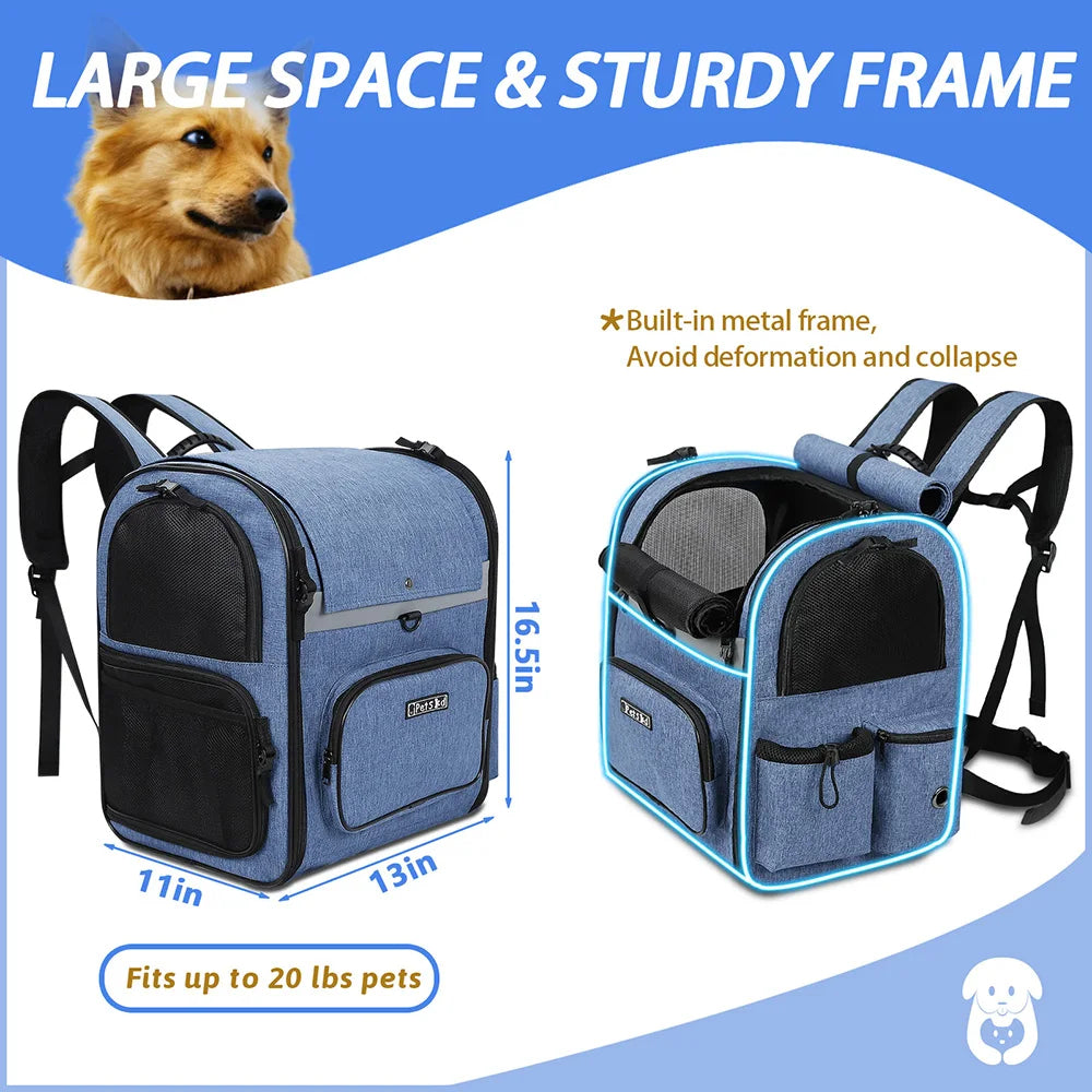 Pat and Pet Emporium | Pet Carriers | Portable Pet Backpack