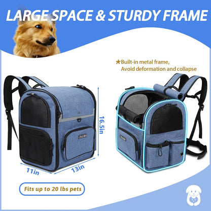 Pat and Pet Emporium | Pet Carriers | Portable Pet Backpack