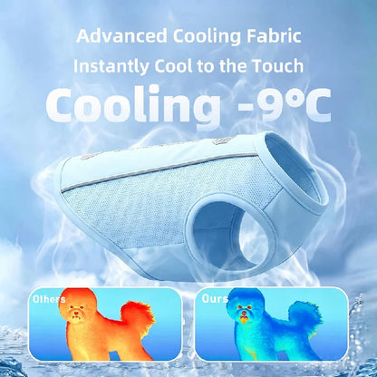 Pat and Pet Emporium | Pet Clothing | Cooling Dog Vest & Hat Set