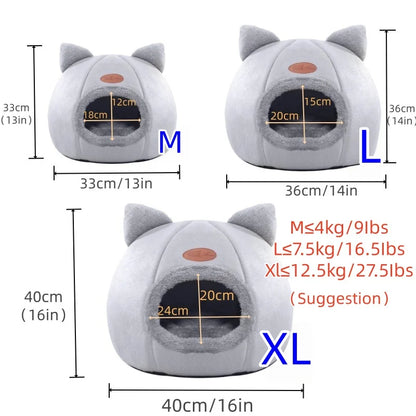Pat and Pet Emporium | Pet Beds | Cute Cat Ears Cat Bed
