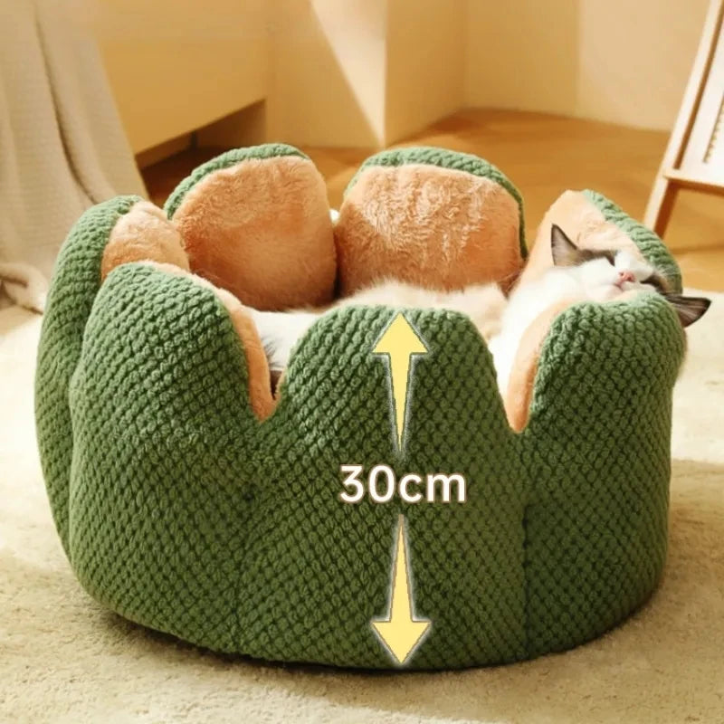 Pat and Pet Emporium | Pet Beds | Warm Cactus Petal Pet Nest