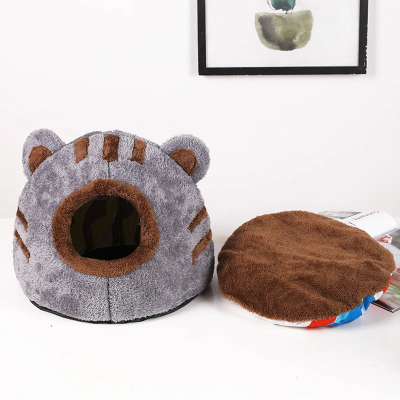 Pat and Pet Emporium | Pet Beds | Cozy Warm Plush Cat Bed