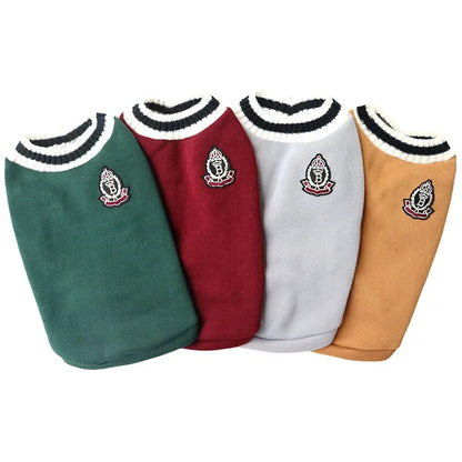 Pat and Pet Emporium | Pet Clothing | College Style Cat Sweater