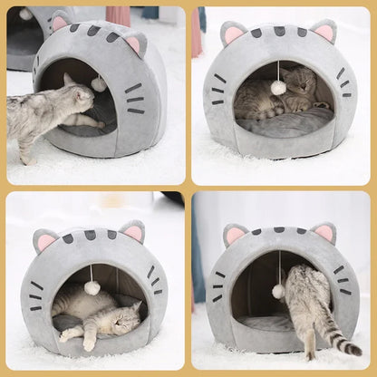 Pat and Pet Emporium | Pet Beds | Pink Cat Ears Pet Bed