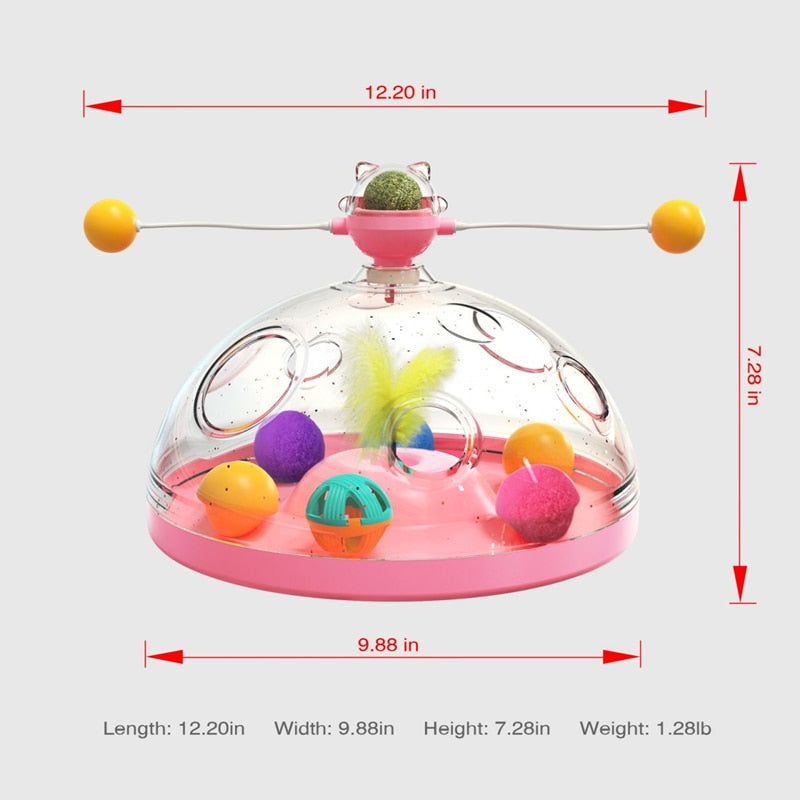 Pat and Pet Emporium | Pet Toys | Multifunctional Turntable Toy