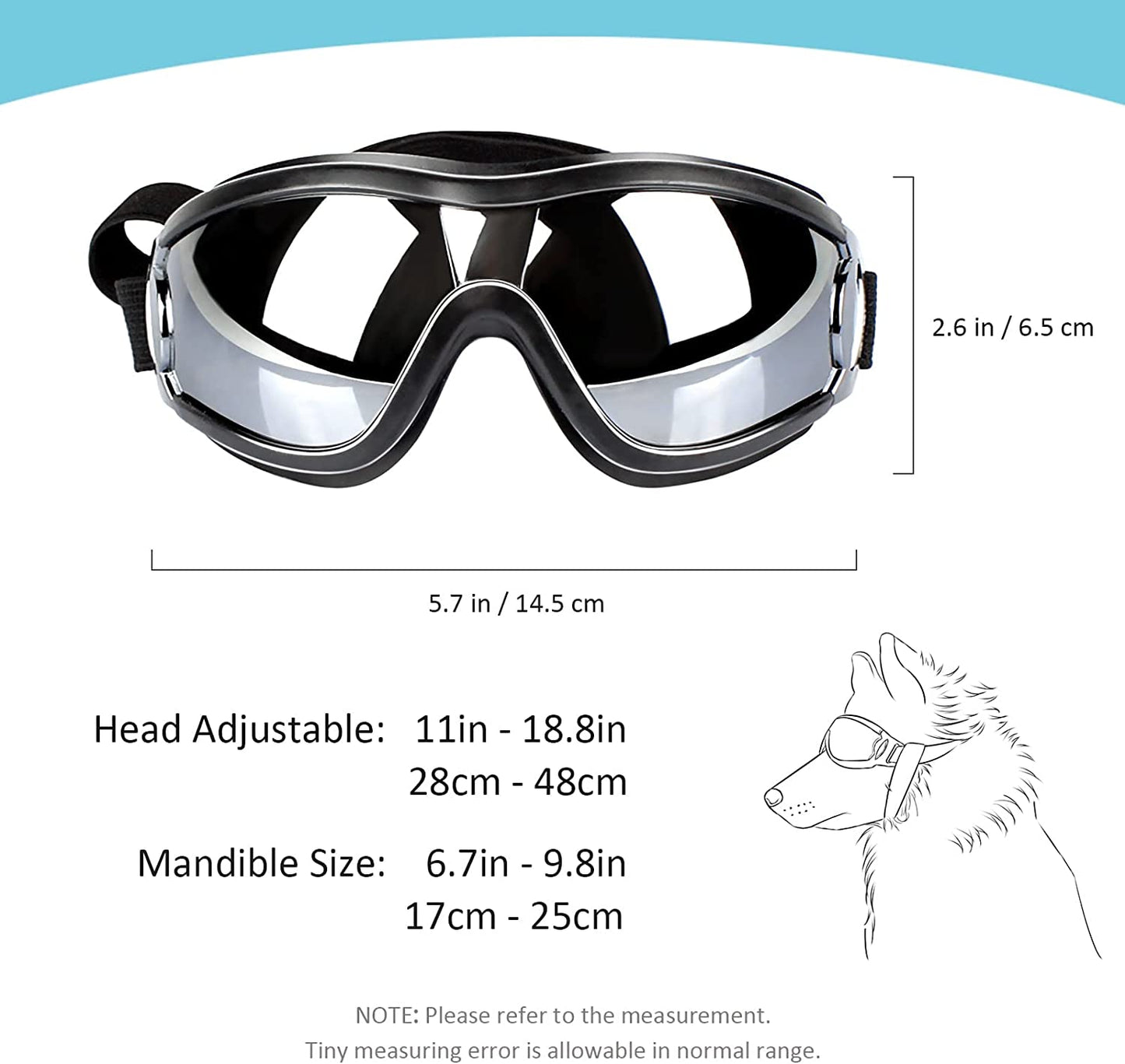 Pat and Pet Emporium | Pet Sunglasses | Adjustable Goggles