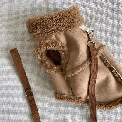 Pat and Pet Emporium | Pet Clothing | Fleecy Dog Harness Jacket