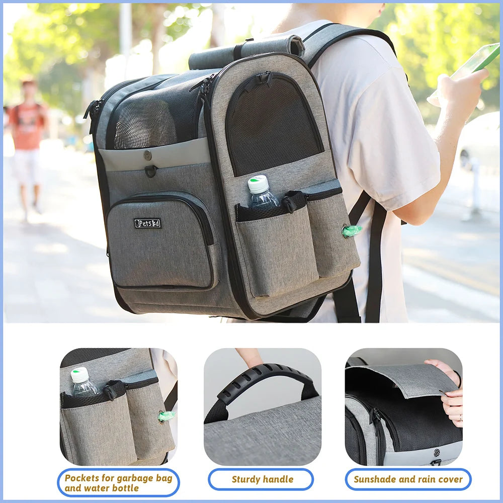 Pat and Pet Emporium | Pet Carriers | Portable Pet Backpack