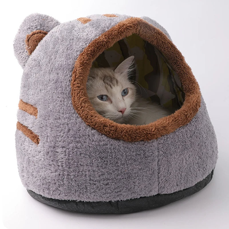 Pat and Pet Emporium | Pet Beds | Cozy Warm Plush Cat Bed