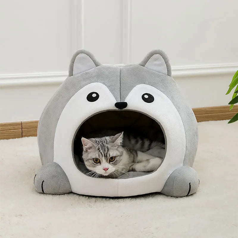 Pat and Pet Emporium | Pet Beds | Cute Soft Plush Cat Bed
