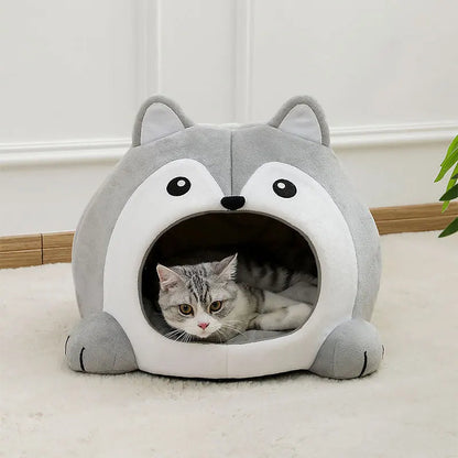 Pat and Pet Emporium | Pet Beds | Cute Soft Plush Cat Bed