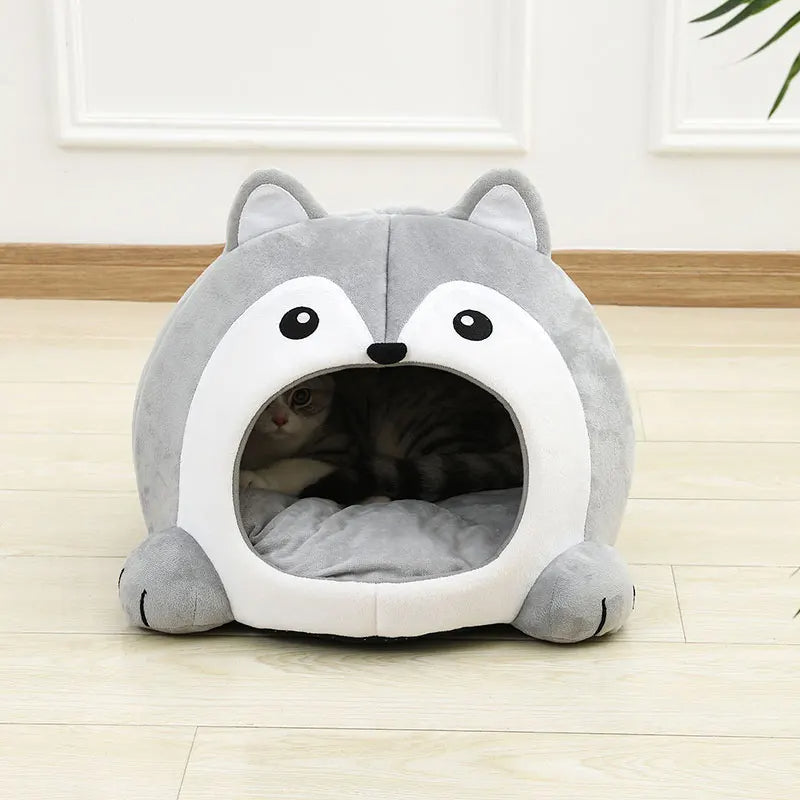 Pat and Pet Emporium | Pet Beds | Cute Soft Plush Cat Bed