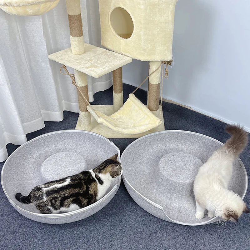 Pat and Pet Emporium | Pet Beds | Donut Shaped Cat Bed