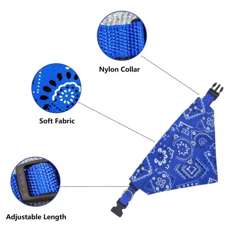 Pat and Pet Emporium | Pet Scarves | Clip On Pet Bandana
