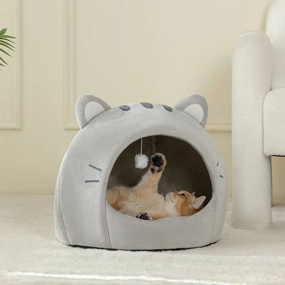 Pat and Pet Emporium | Pet Beds | Cozy Cat Ears Pet Bed