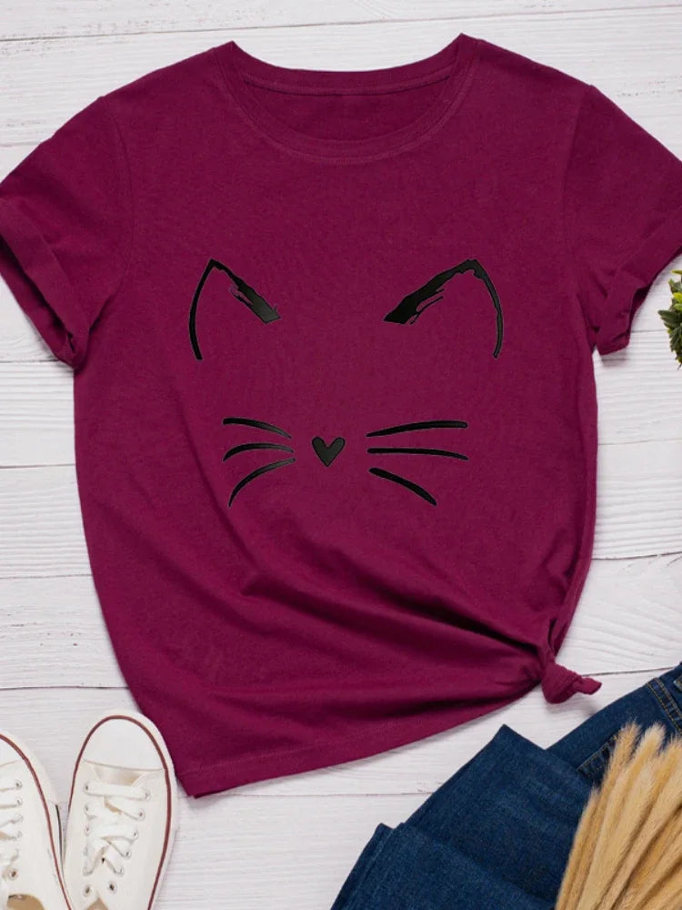 Pat and Pet Emporium | Pet Lovers | Shirts | Women's Cat Whiskers Tee